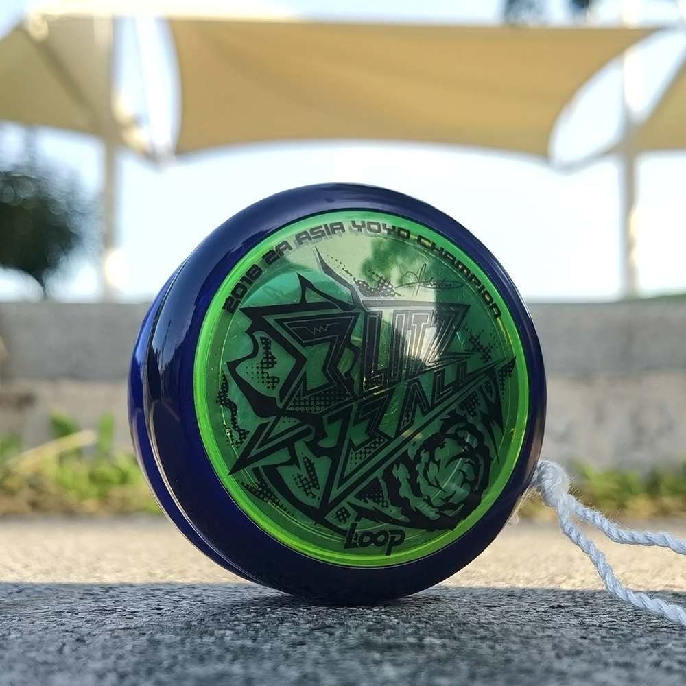 Blitzball Ver 2.0 en Deep Blue - Yellow Cap Black Text